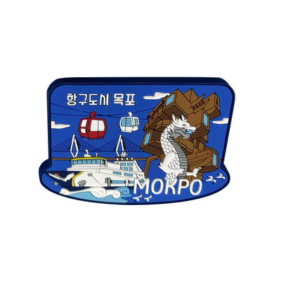 Magnes na lodówkę wykonany na zamówienie z PCV może dostosować się do projektu klienta, aby otworzyć formę