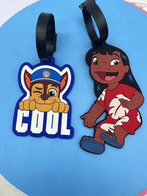 Pvc Materiał wykonany przez bagaż Tag Follow Customer Design Bagaż Tag Put On Travel Case