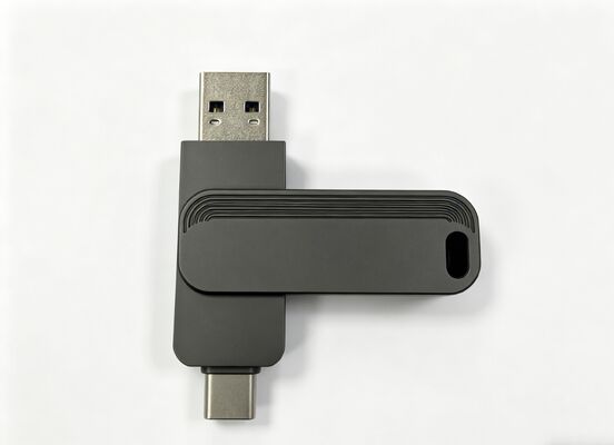 Pistolet Czarny kolor USB 3.0 + Typ C 1005 Przeszedł test H2 Typ C Dyski flash USB Szybki mecz Standard USA i UE