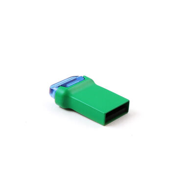 Pendrive Mini Udp w kolorze zielonym Metalowy pendrive USB Można wykonać logo i opakowanie na zamówienie
