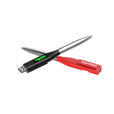 Wyróżniony napęd flash USB z pełną pamięcią z wtyczką i odtwarzaniem oraz certyfikat CE/ROHS/FCC