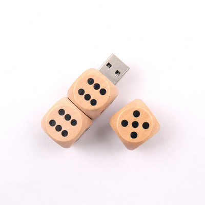 Specjalne kształty Drewniana pamięć flash USB 16 GB 32 GB 64 GB 15 MB / S FCC Approved