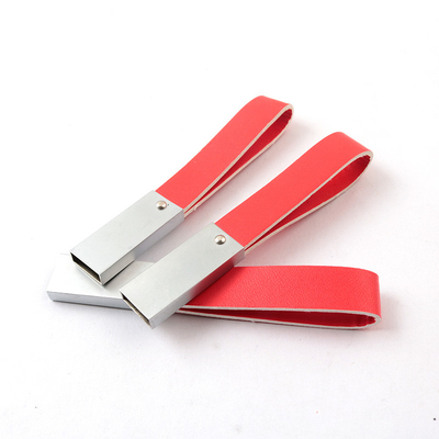 Skórzane dyski USB 256 GB 2.0 3.0 Spersonalizowana karta pamięci USB ODM OEM