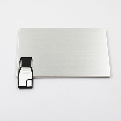 Niestandardowe nadrukowane logo Karta kredytowa Pamięć USB 2.0 128 GB 256 GB Wodoodporny