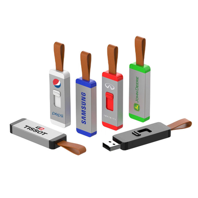 ODM Skórzany dysk flash USB z nadrukiem Logo 4G 20 MB / S Prędkość odczytu