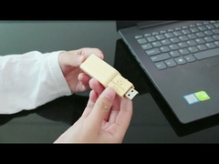 2.0 3.0 Personalized Wood Usb Drives 256GB Full Memory ROSH Approved