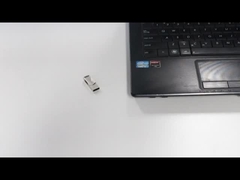 Srebro typu C Metal USB flash drive może 360 stopni obrotu z zabezpieczeniem hasłem